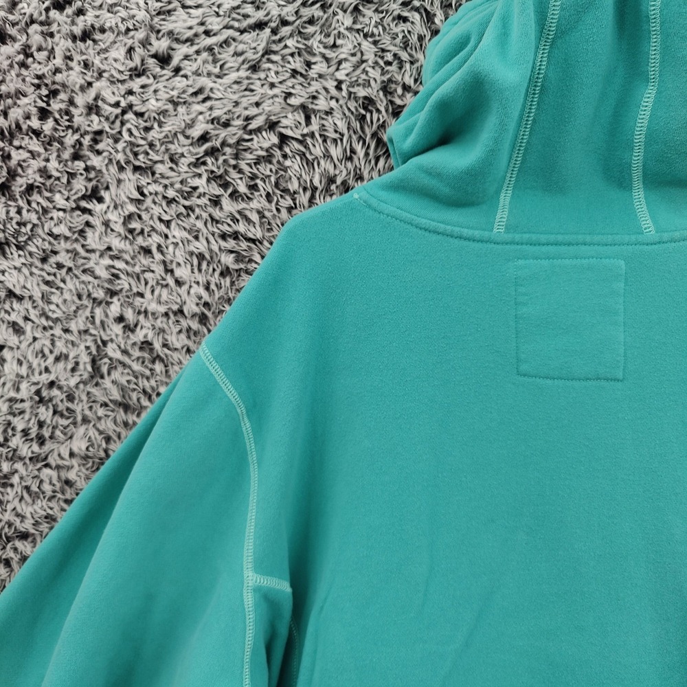 Life is Good Women Gorpcore Granola Zip Hoodie XXL Teal Relaxed Fit Fleece Logo - Picture 12 of 16